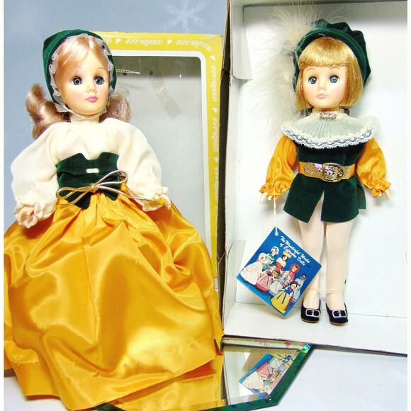 Effanbee's Disney CINDERELLA & PRINCE CHARMING DOLLS 11" Storybook Doll In BOXES - Picture 1 of 11